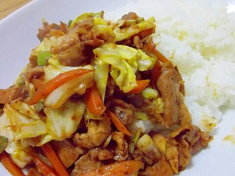 お肉が柔らか～い♪回鍋肉丼